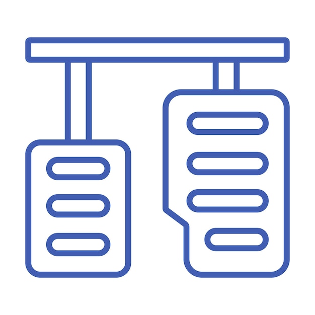 Iconos del pedal de freno