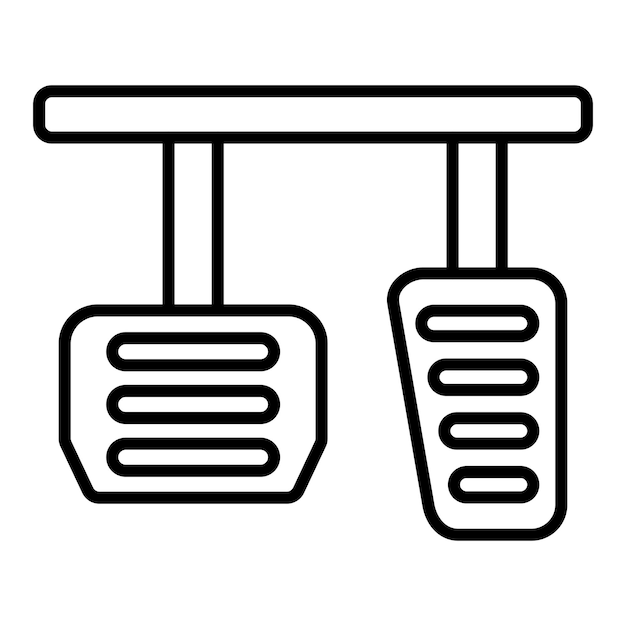 Iconos del pedal de freno