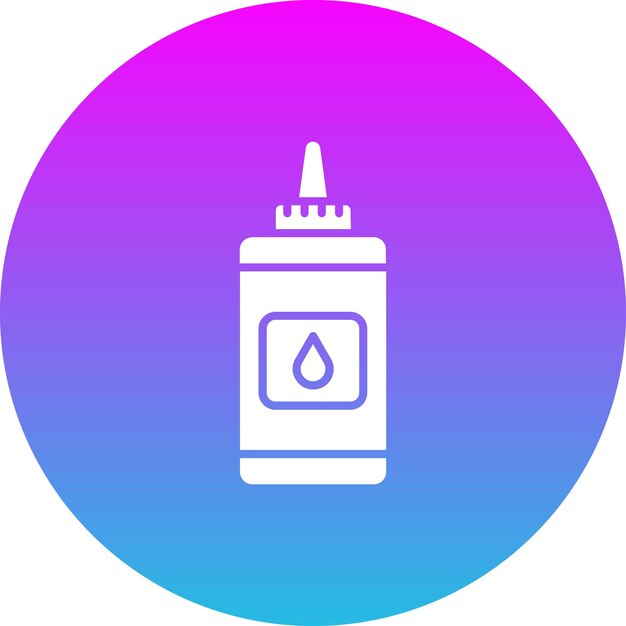 Iconos de pegamento líquido