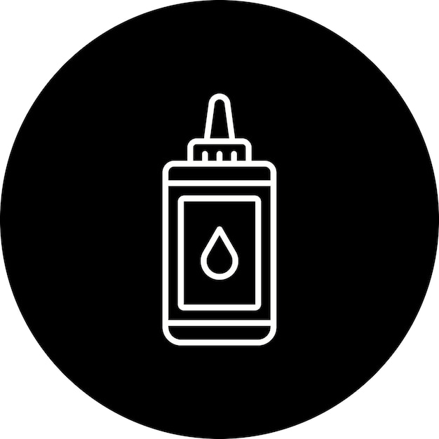 Iconos de pegamento líquido