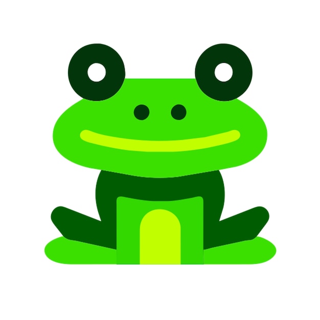 Iconos de pegatinas con temas de ranas
