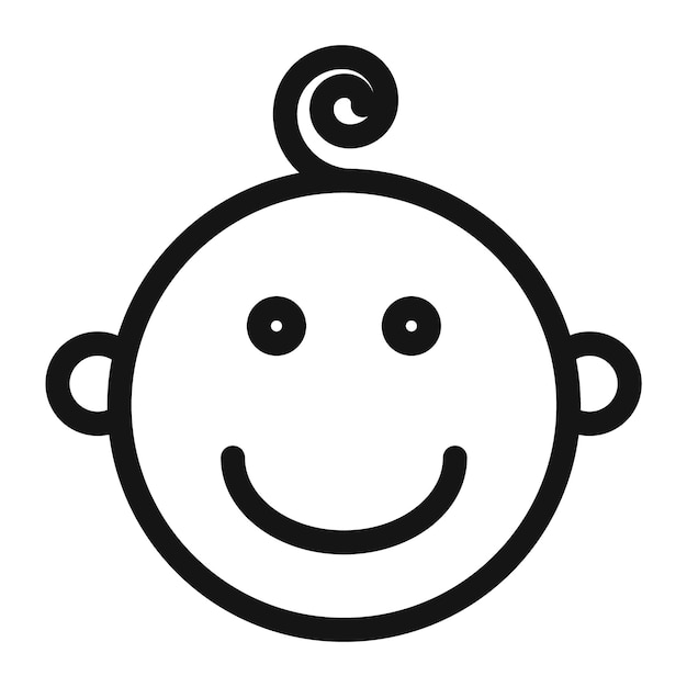 Iconos de perfil de niños ideales para temas de niños y crianza