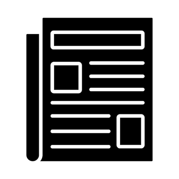 Iconos de los periódicos