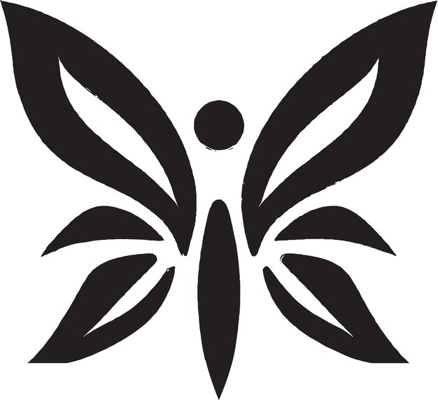 Iconos de plantilla de logotipo de mariposa colorida