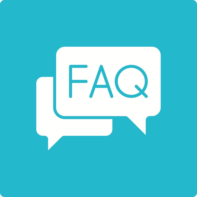 Iconos de preguntas frecuentes