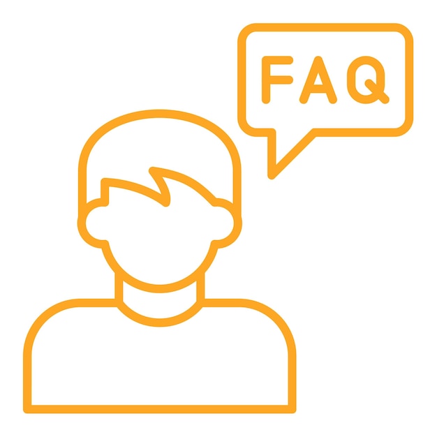Iconos de preguntas frecuentes