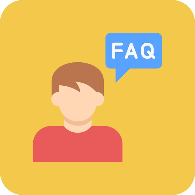 Iconos de preguntas frecuentes