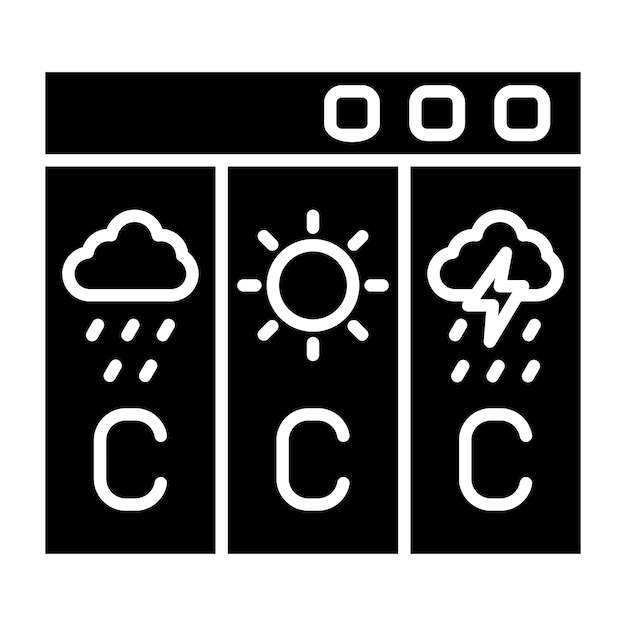 Iconos de las previsiones
