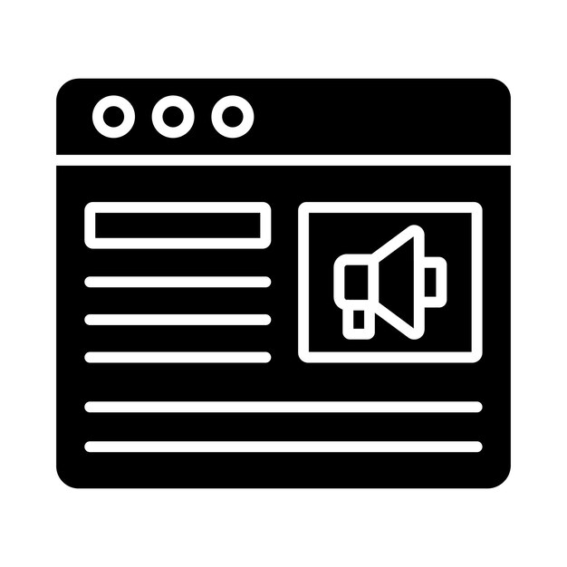 Iconos de promoción en la web