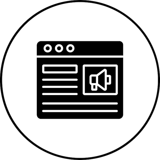 Iconos de promoción en la web