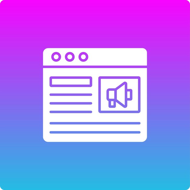 Iconos de promoción en la web