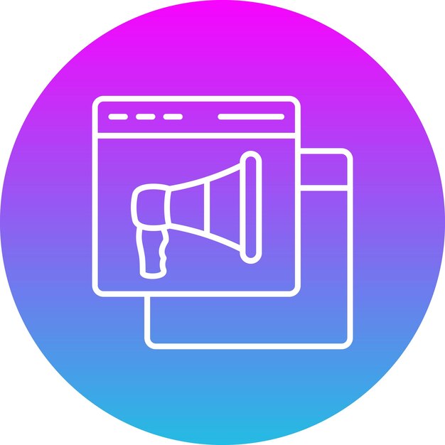 Iconos de promoción en la web