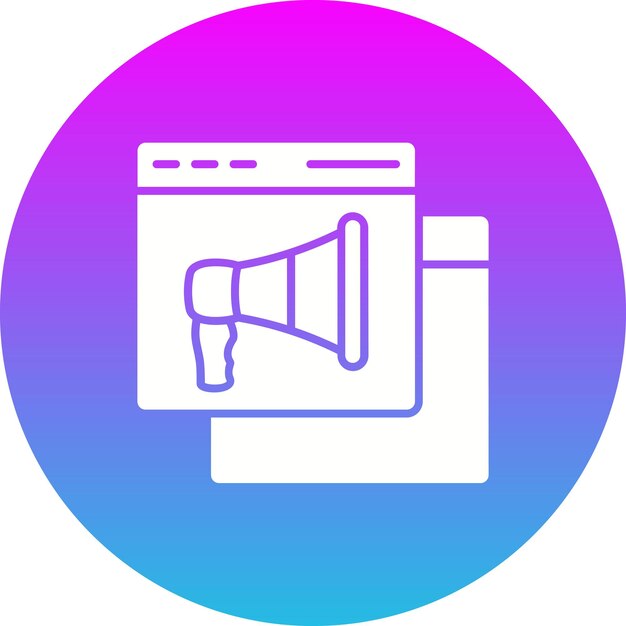 Iconos de promoción en la web