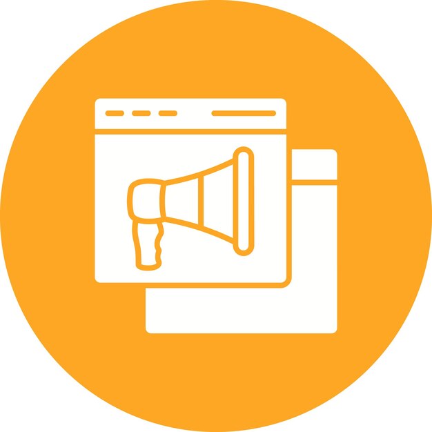 Iconos de promoción en la web