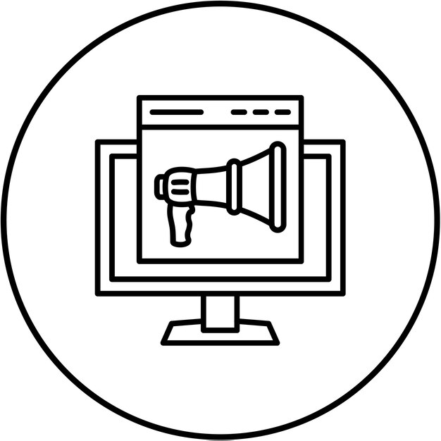 Iconos de promoción en la web
