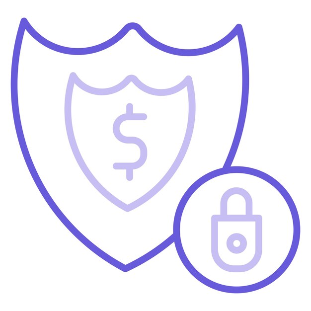 Iconos de protección del dinero
