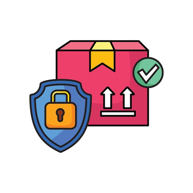 Iconos de protección de paquetes