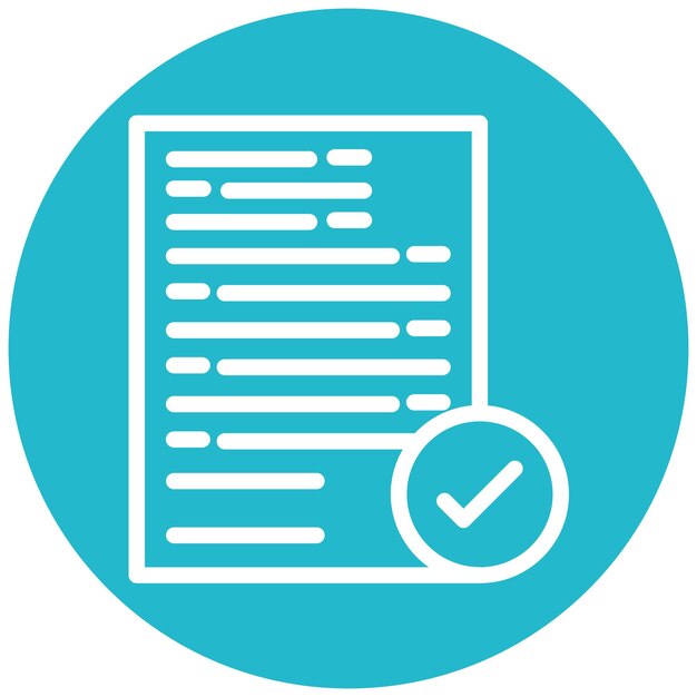 Iconos de prueba de scripts