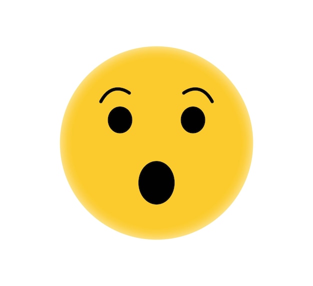Iconos de reacción de Facebook Wow Youtube y Instagram