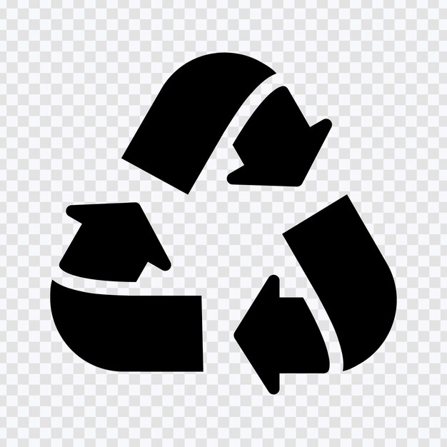 Iconos de reciclaje ecológicos para temas ambientales