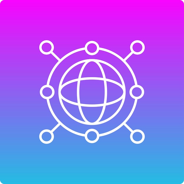 Iconos de la red global