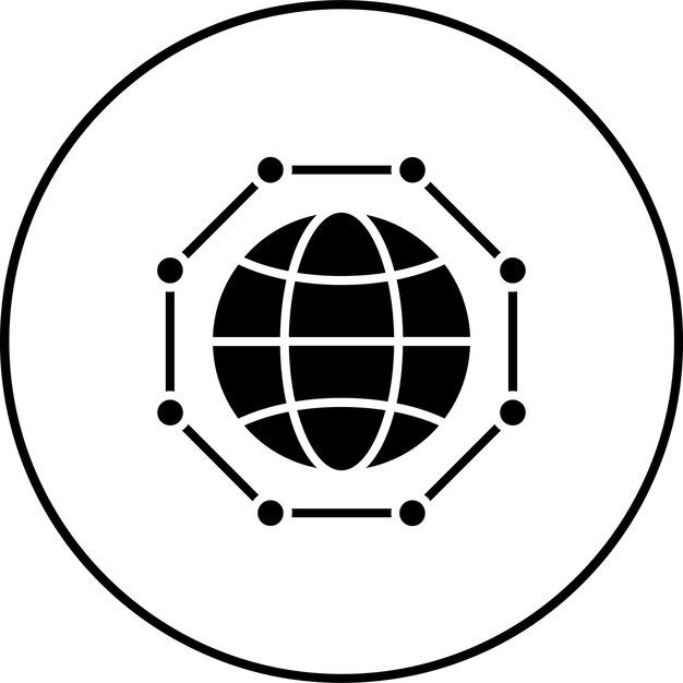 Iconos de la red global