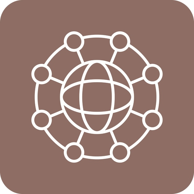 Iconos de la red global