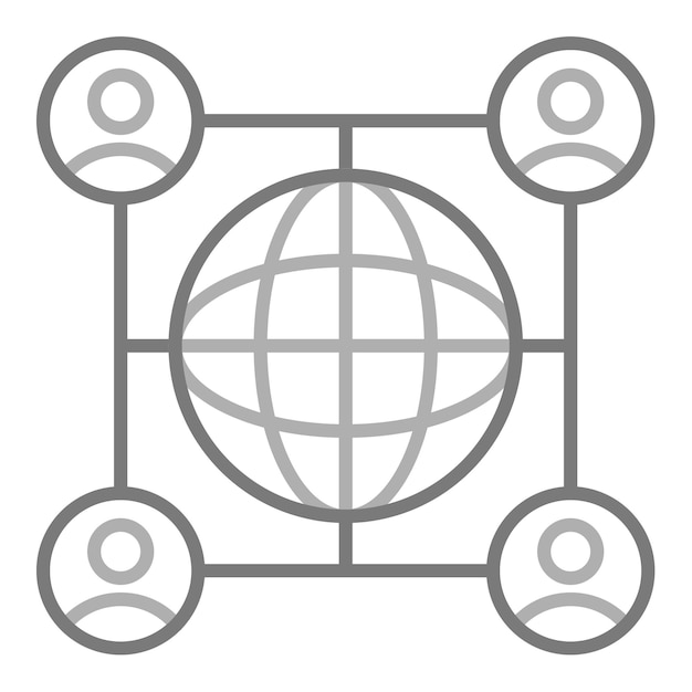 Iconos de la red global