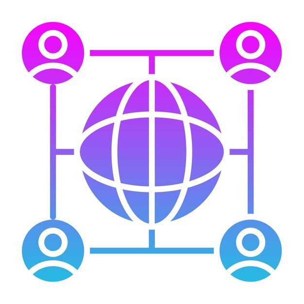 Iconos de la red global