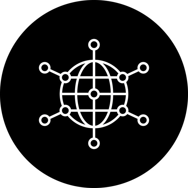 Iconos de la red global