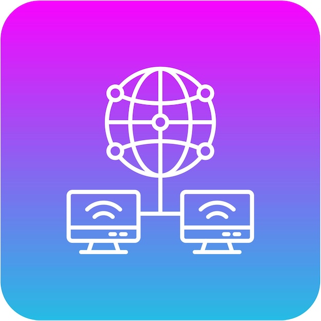 Iconos de la red global