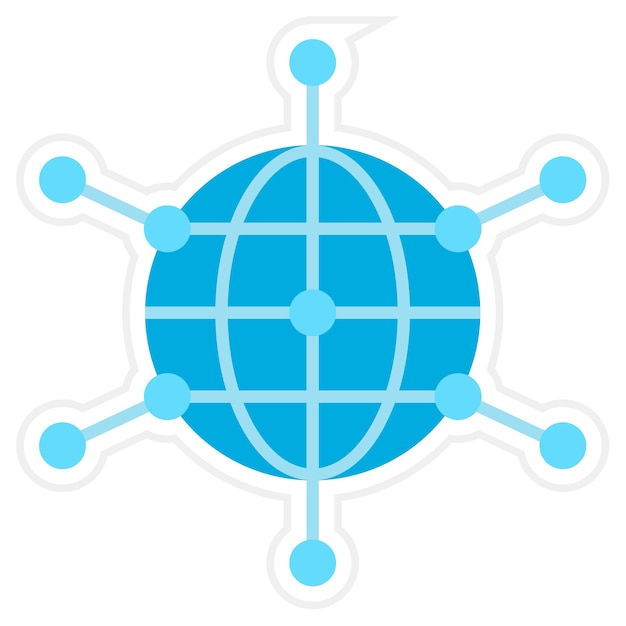 Iconos de la red global