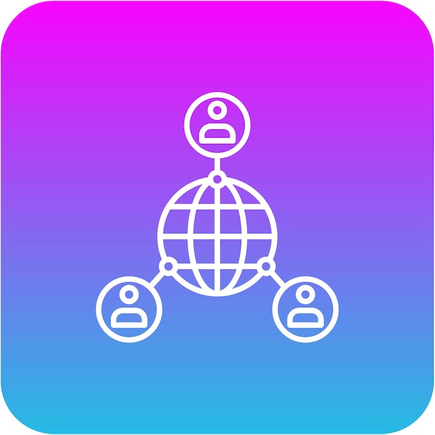 Iconos de la red global