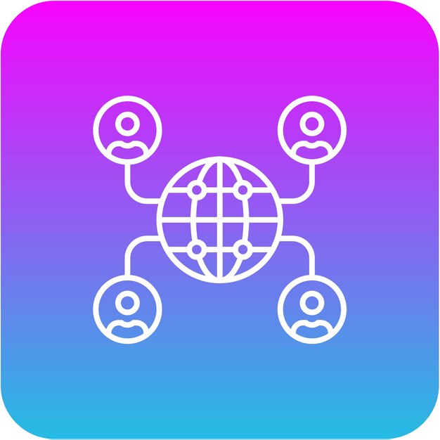 Iconos de la red global