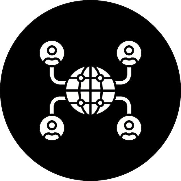 Iconos de la red global