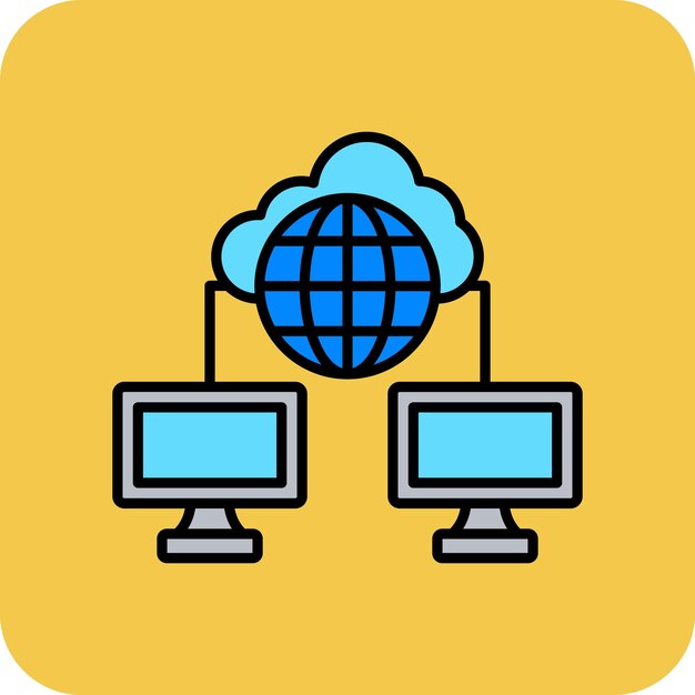 Iconos de la red global