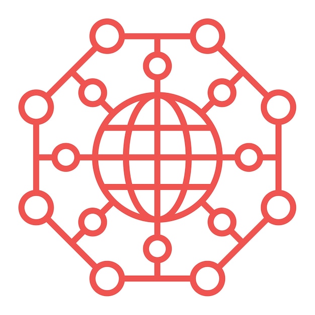 Iconos de la red global