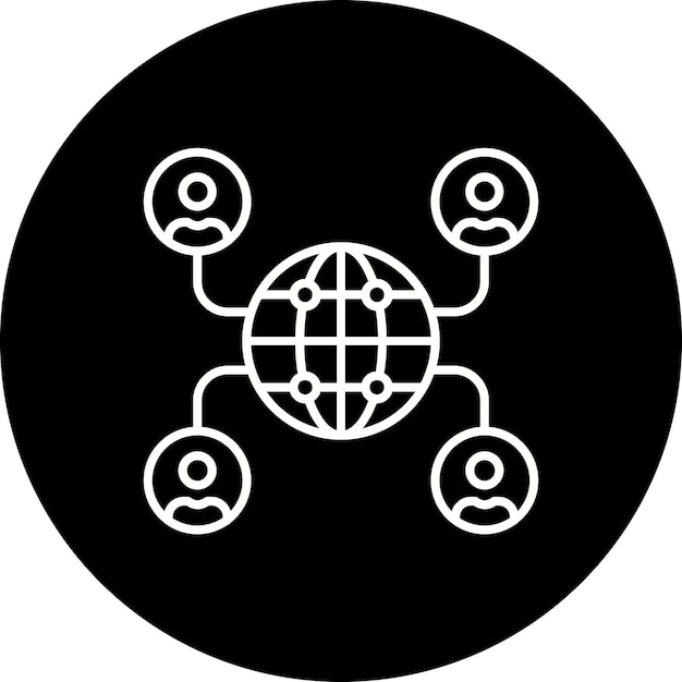 Iconos de la red global