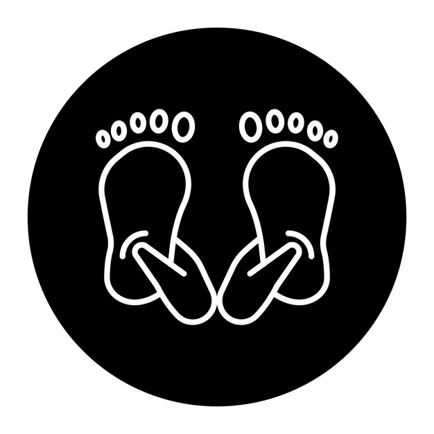 Iconos de reflexología