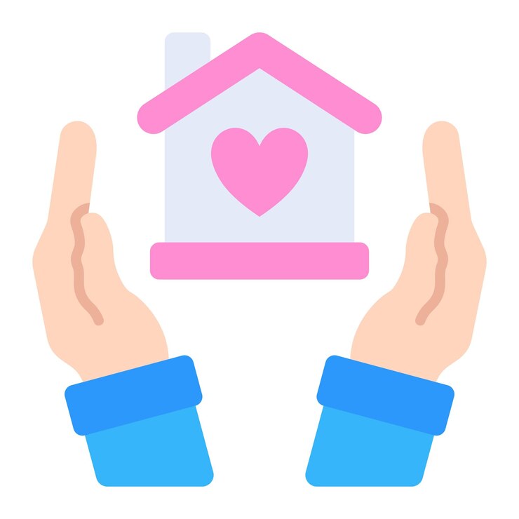 Vector iconos de refugio