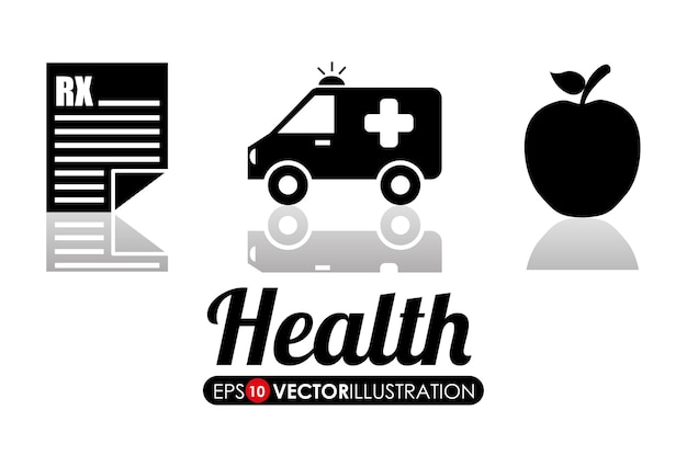 iconos relacionados con la atención médica