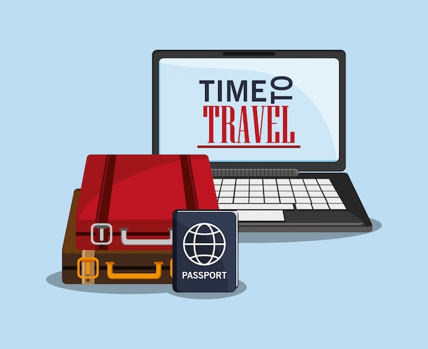 iconos relacionados con viajes