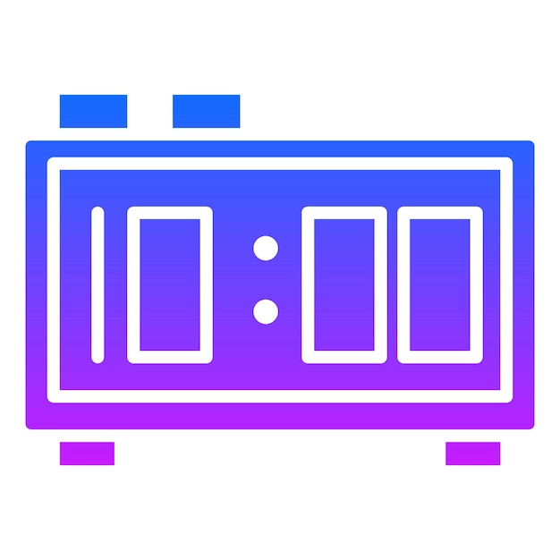 Iconos de reloj digital