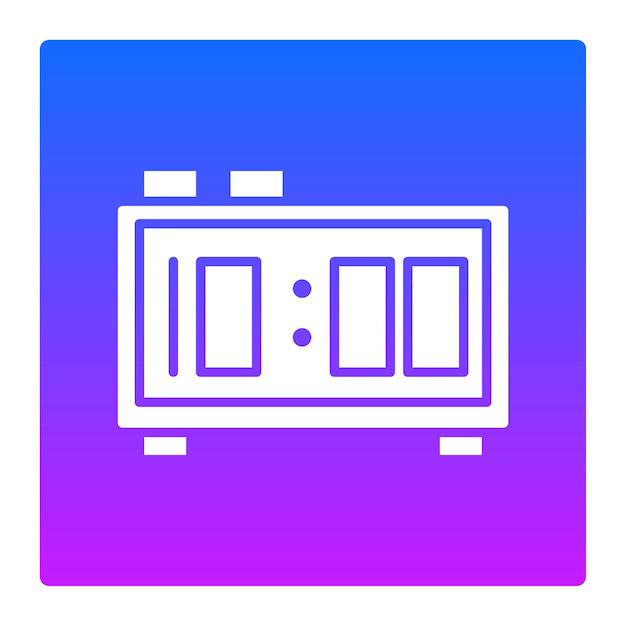 Iconos de reloj digital