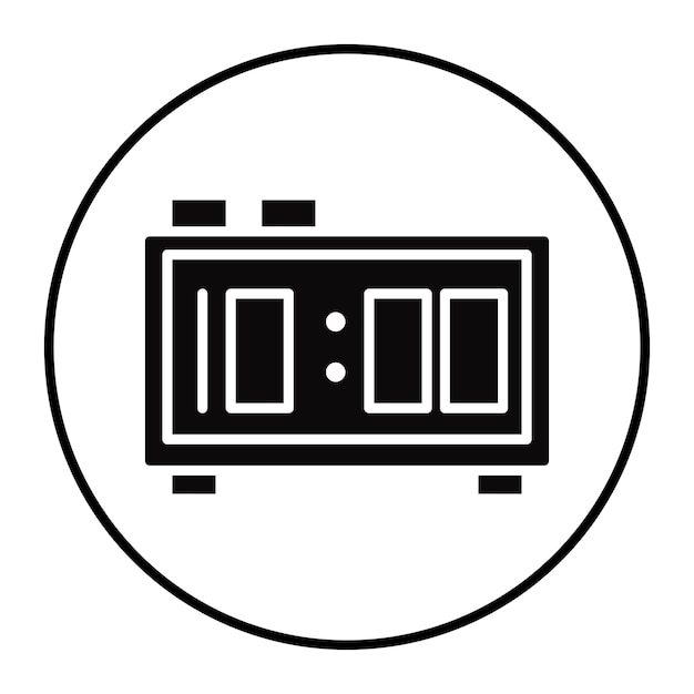 Iconos de reloj digital