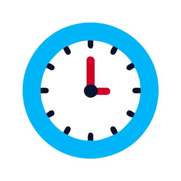 Iconos de reloj de números