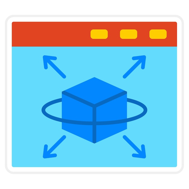 Vector iconos de representación