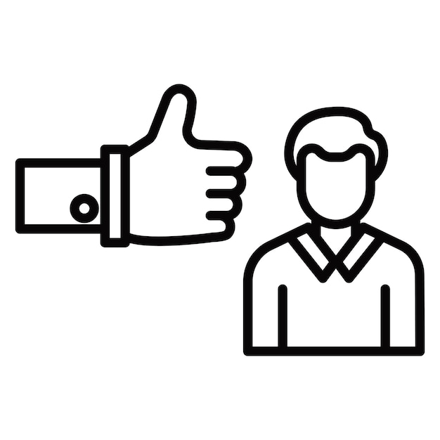 Iconos de retroalimentación positiva