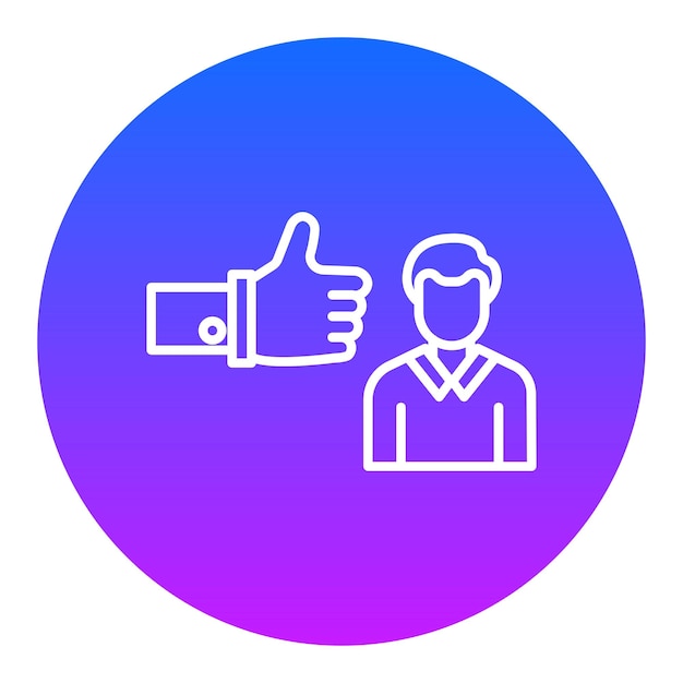 Iconos de retroalimentación positiva
