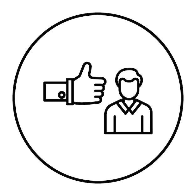 Iconos de retroalimentación positiva